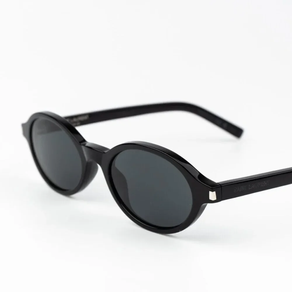 Saint Laurent Men Sunglasses Black Oval SL751 JEANNE 001 BRAND NEW